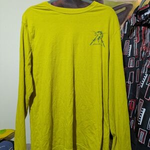 Men's Lime Green Long Sleeve Shirt